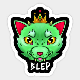 King Blep Sticker